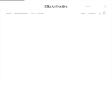 Tablet Screenshot of elkacollective.com